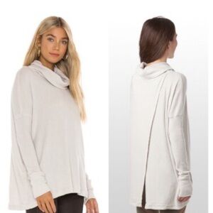 FREE PEOPLE Cozy Cream Cowl Neck Sweater XS